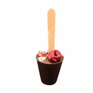 Bitter Trinkschoko Stick - Kirsche, Herzen | 60g