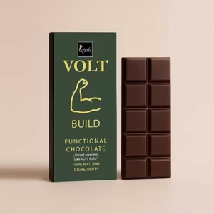 VOLT Build – Zartbitterschokolade mit funktionalen Zutaten