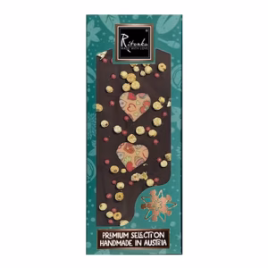Gourmet Bitterschokolade Herz | 130g