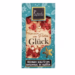 Premium weiße Schokolade - Für Dich eine Portion Glück 95g