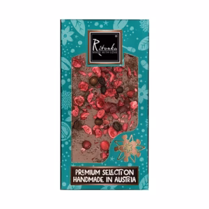 Premium Milchschokolade - Kaffee, Preiselbeeren 95g