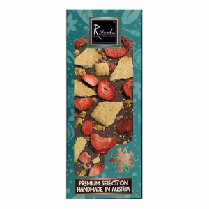 Gourmet Milchschokolade Erdbeere, Salz, Karamell, Butterkeks 130g