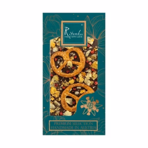 Premium Milchschokolade - Brezel, Crispy Chips, red Pepper 95g