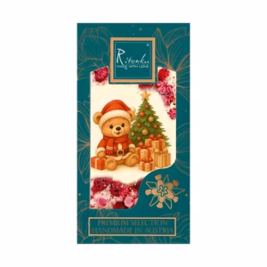 Premium weiße Schokolade - Weihnachtsbär 95g