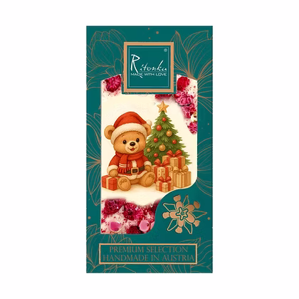 Premium weiße Schokolade - Weihnachtsbär 95g